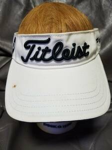 TITLEIST　ProV1　FJ　刺繍サンバイザー