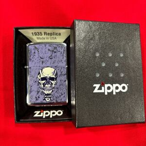 T59 送料無料 中古 zippo ライター スカル/骸骨 箱付き