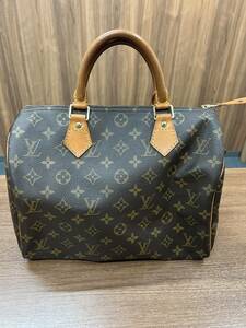 LOUIS VUITTON ルイヴィトン◆モノグラム スピーディー30 M41526 ミニボストンバッグ ハンドバッグ ※リベット部分破損あり 中古◆管No3835