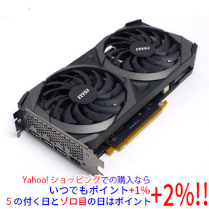 【中古】MSI製グラボ GeForce RTX 3060 Ti VENTUS 2X 8G OCV1 LHR PCIExp 8GB [管理:1050021817]