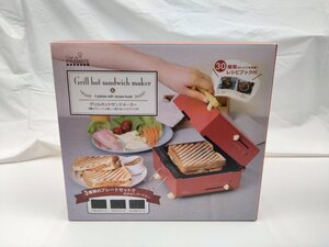 【Life on Products】 PRISMATE グリルホットサンドメーカー ホットプレート たこ焼きプレート PR-SK033 開封未使用品 動作確認済/kt2034