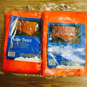 STANSPORT スタンスポーツ　ITEM NO.712 Tube Tent チューブテント　2個セット　デッドストック　未使用品　エマージェンシーテント　