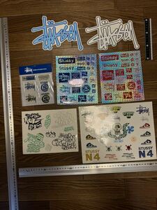 STUSSY OLD ステッカー SET ホログラム シール ヴィンテージ オールドステューシー S2C 当時モノ 非売品 surf サーフSK8 スケボー¥1スカル 