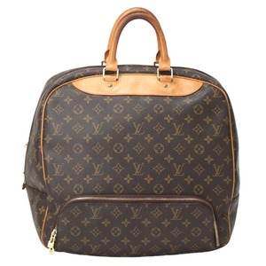 ルイヴィトン ボストンバッグ M41443 エヴァジオン モノグラム スポーツバッグ LOUIS VUITTON ブラウン ユニセックス 中古