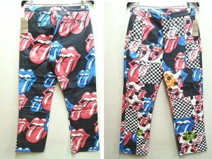 即決[S]ほぼ未使用品 コムデギャルソンオムプリュス 06SS The Rolling Stones 別注 ローリングストーンズ パンツ PLUS ARCHIVE■4644