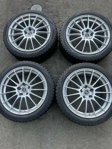 スタッドレス 245/40R18 PIRELLI/ICE ASIMMETRICO 20年製 10分山 4本 ピレリENKEI RS05 18inch 5H PCD112+35 ベンツ アウディBMW