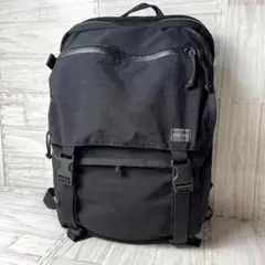 美品 PORTER ポーター リュック 08173 グランカーズ デイパック 黒