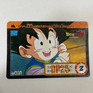 ドラゴンボールZカードダス本弾 第17弾 始動！新章悟飯編 17孫悟天 1993年 当時物 Dragon Ball BANDAI バンダイ