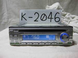 K-2046　SANYO　サンヨー　CDF-R30Y　1Dサイズ　CDデッキ　故障品