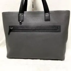 美品✨ FURLA フルラ トートバッグ ビジネストート レザー A4可 グレー