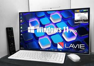 美品!27型CSD LAVIE【新品SSD 1TB(NVMe)&HDD 4TB】Core-i7 10510U/メモリ32GB/Wi-Fi6/3波W録/Blu-ray/AIエージェント/HDMI/Win11Pro/Office