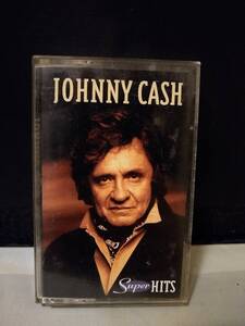 C9341　カセットテープ　ジョニー・キャッシュ JOHNNY CASH　SUPER HITS