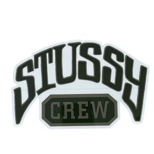 80s 90s STUSSY ビンテージ ステッカー グッドイナフ 藤原ヒロシ アンダーカバー　OLD 黒タグ シール デカール 防水 車 CREW