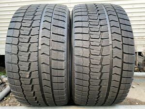 バリ山 285/35R19 2020年製 DUNLOP WINTER MAXX WM02 スタッドレス タイヤ 2本 セット 1本のみビート切れ有り