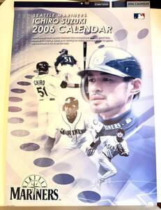 イチロー 2006 カレンダー シアトル・マリナーズ B2 イチロー・スズキ MLB ICHIRO SUZUKI