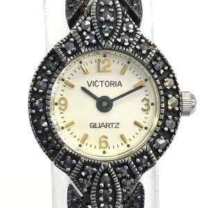 VICTORIA ヴィクトリア クォーツ 腕時計 214L0112 総重量22.6g 不動【CEAW4008】