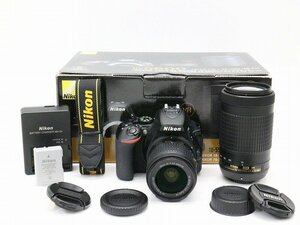 ●○【元箱付】Nikon D5600 ダブルズームキット デジタル一眼レフカメラ Fマウント ニコン○●026026001m○●