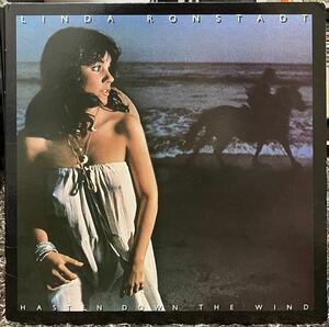 LINDA RONSTADT / HASTEN DOWN THE WIND ( US Orig 7E規格 )