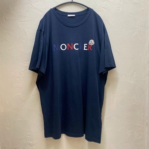 MONCLER モンクレール ロゴTシャツ XXL ネイビー 【代官山05】