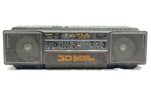 R-01389 HITACHI STEREO CASSTE RECORDER CX-CD5 日立 ステレオカセットレコーダー CDラジカセ 昭和レトロ アンティーク ジャンク品 03