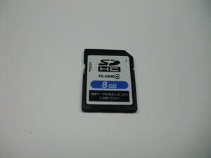  ジャンク扱い　地図データ?　2009年秋版?　8GB　SDHCカード　SDカード ナビ