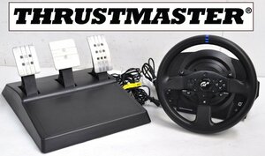 [動作OK 付属品欠品] Thrustmaster スラストマスター ステアリング コントローラー T300RS GT Edition T3PA-GT ペダル付 E-sports ハンコン