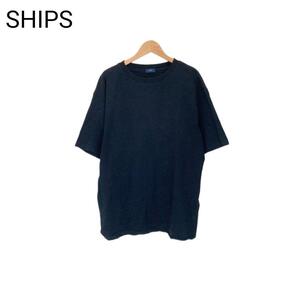 SHIPS　Tシャツ　無地　シンプル　レディース　スリット入り　36サイズ