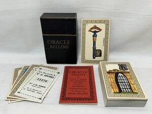 タロットカード 【rry558 ORACLE BELLINE オラクルベリーヌ 希少 1961 1974 1845 時代物 ビンテージ ヴィンテージ レトロ アンティーク 】