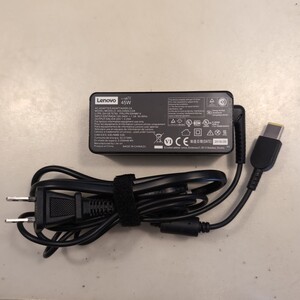 Lenovo製PC用ACアダプタ中古品 45W 20V-2.25A 黄色の角コネクタ ADLX45DLC2A 一部のNEC製PCでも使用化