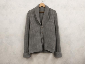 MARTIN MARGIELA/マルタン マルジェラ/13AW/ S30HA0655/ニット/ショールカラーカーディガン/グレー/カレンダータグ欠損/サイズ表記なし