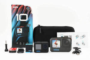 【美品】ゴープロ GoPro HERO 10 Black 《元箱付き》 　　　 JY250780A3215