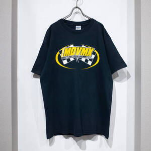 L / GILDAN ULTRA MOVMX Missouri Vintage Motocross Series モトクロス レース 半袖 Tシャツ ネイビー 紺 ロゴ グラフィック プリント