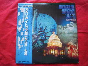 ■アメリカン・トップ・40　「1965～75」■　 国内盤帯付き2枚組LPレコード 　ベンチャーズ、オリバー、ポールアンカ、シェール　他多数