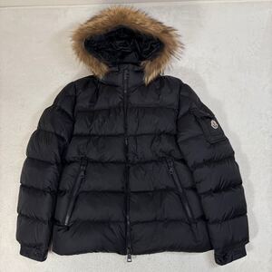 ☆美品・神サイズ☆ MONCLER MARQUE モンクレール　マルク リアルファー　コヨーテ　ダウンジャケット　メンズ　XLサイズ ブラック　黒