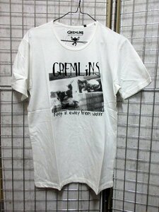 J95/ グレムリン 半袖 Tシャツ メンズ ギズモ 柄 ホワイト L