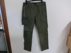 T【4へ-58】【60サイズ】▲Undercover アンダーカバー/ダメージ加工 ミリタリーカーゴパンツ/Lサイズ/メンズ/ボトムス