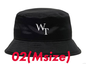 24aw 新品未使用 WTAPS BUCKET 01 / HAT / CTPL. TWILL / BLACK (242HCDT-HT06) バケットハット バケハ