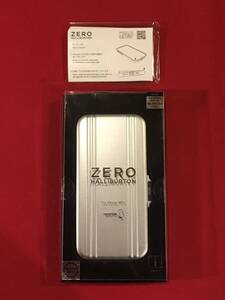 A8194●iPhone 14 Pro 用 スマホケース モバイルケース ZERO HALLIBURTON ゼロハリバートン シルバー 小キズ小汚れ内側剥がれなどあり