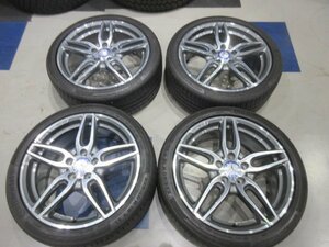 極上品☆ガリ傷無し☆ ＡＭＧ ５ツインスポーク メルセデスベンツ CＬＡ Ｗ117 後期 純正 Ｗ176 Ｗ246　225/40R18　コンチネンタル