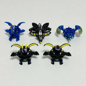 【中古品】SEGATOYS セガトイズ 爆丸 5個セット パーシバル ワイアード ドラゴノイド 翔ファルコ フィギュア