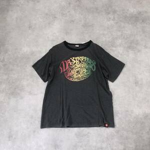 GQ161◇MWS : DAYTRIPPERS プリントｚTシャツ◇L◇グレー系 