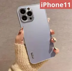 【新品】iPhone11ケース ブルーグレー