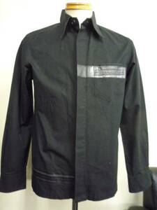 ◆　ボイコット　長袖シャツ　黒　サイズＦ　綿　◆