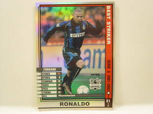 Panini WCCF 2001-2002 BS ロナウド　Ronaldo Luis Nazario 1976 Brazil　FC Inter Milano 01-02 Italy Serie A Best Striker