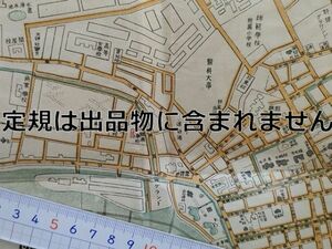 mc15【地図】新潟市 昭和3年 [初代新潟駅 新潟鉄工所造船部 越佐汽船 日石 北越製紙 商品陳列館 関屋競馬場 新遊郭 大畑湊入船万代小学校