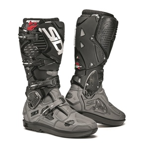 7.5/41 (25.5~26.0cm）MXブーツ SIDI CROSSFIRE3 グレー/ブラック SRS 交換式ソール モトクロス 正規輸入品