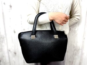 極美品 CELINE セリーヌ ハンドバッグ バッグ レザー 黒 79253