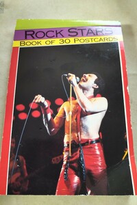 ロックスターズ 絵ハガキ 30アーチスト 洋書 イギリス製 ROCK STARS BOOK OF 30 POSTCARDS 