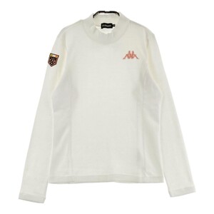 KAPPA GOLF カッパゴルフ ハイネック 長袖Tシャツ 起毛 ホワイト系 L [240101284073] ゴルフウェア レディース