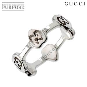 グッチ GUCCI アイコン ハート #8 リング K18 WG ホワイトゴールド 750 指輪 Icon Ring 90239435